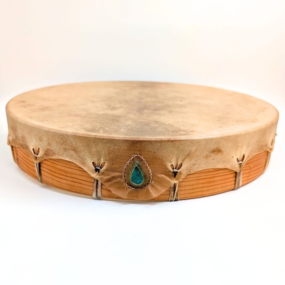 🌕BICHE 45 cm - Cèdre - Amazonite